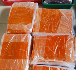 Glossy Orange Jelly Blocks